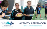 Activity Selections – Term 3 2022