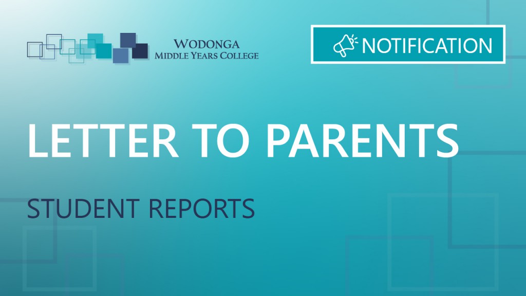 Letter to parents
